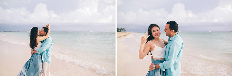 punta cana sunrise engagement {emily+matt} 03