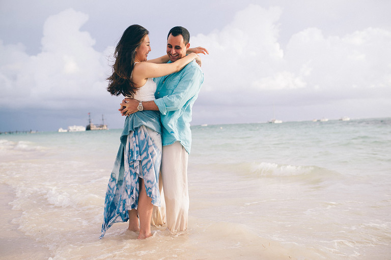 punta cana sunrise engagement {emily+matt} 04