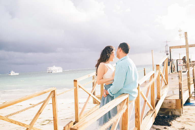 punta cana sunrise engagement {emily+matt} 07