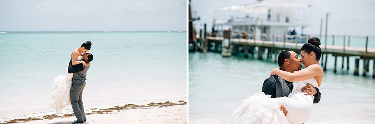 punta cana beach wedding photo