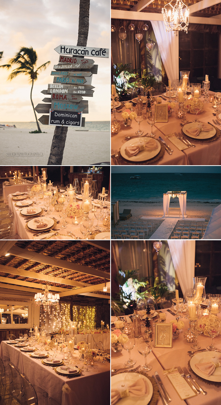 huracan cafe punta cana at night