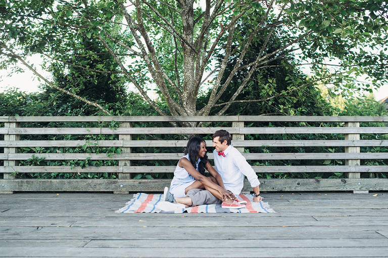 sweet engagement photo