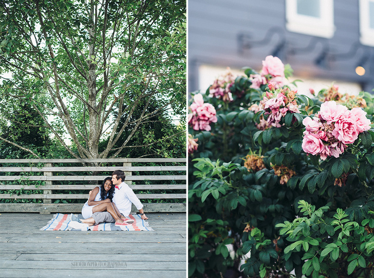 beautiful engagement in osprey village