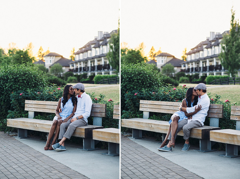 sunset engagement osprey village