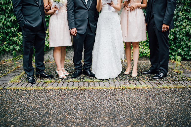 wedding party at ubc by shoebox photography