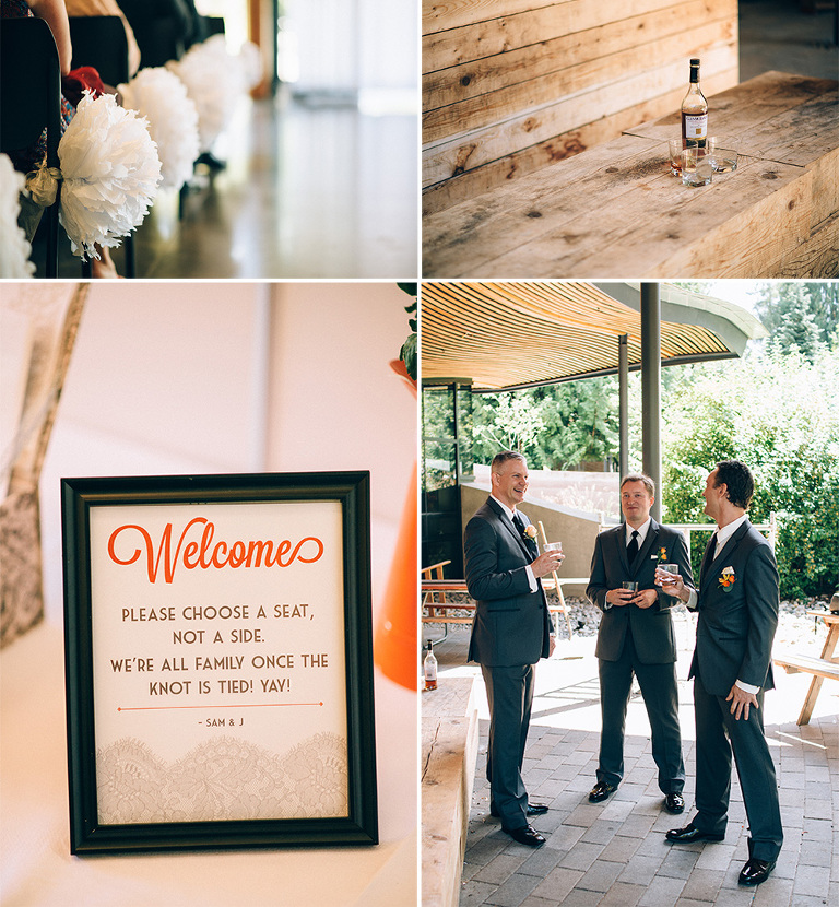 wedding ceremony van dusen gardens