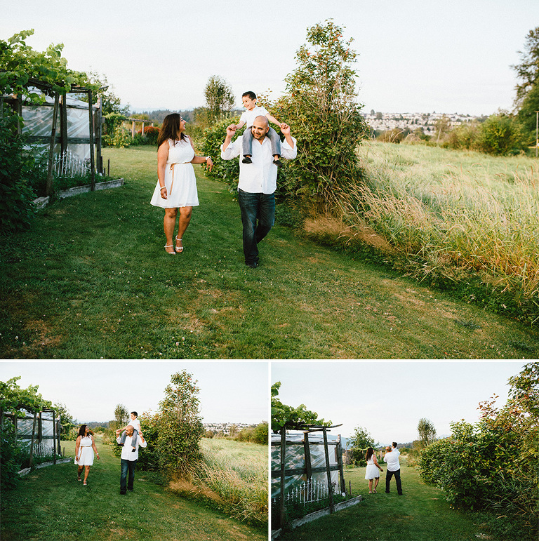 community garden family session