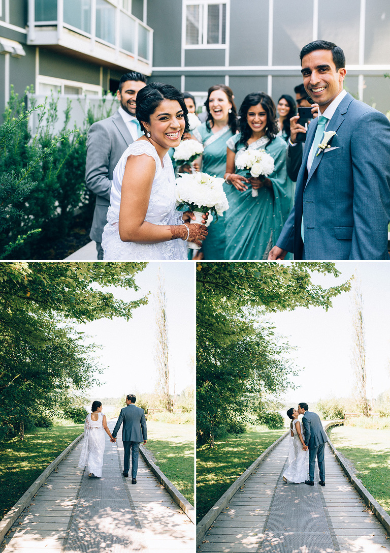 wedding portraits of the bride and groom