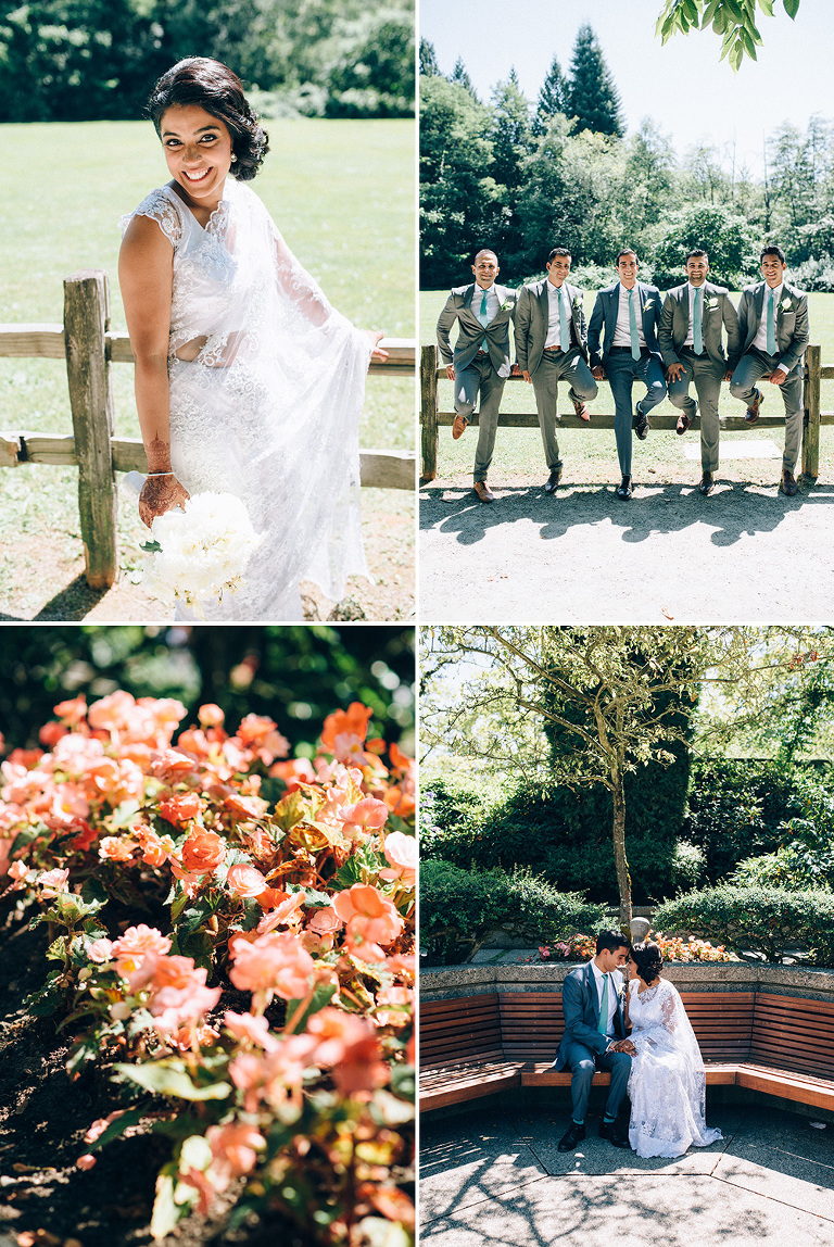 beautiful wedding location at deer lake park vancouver