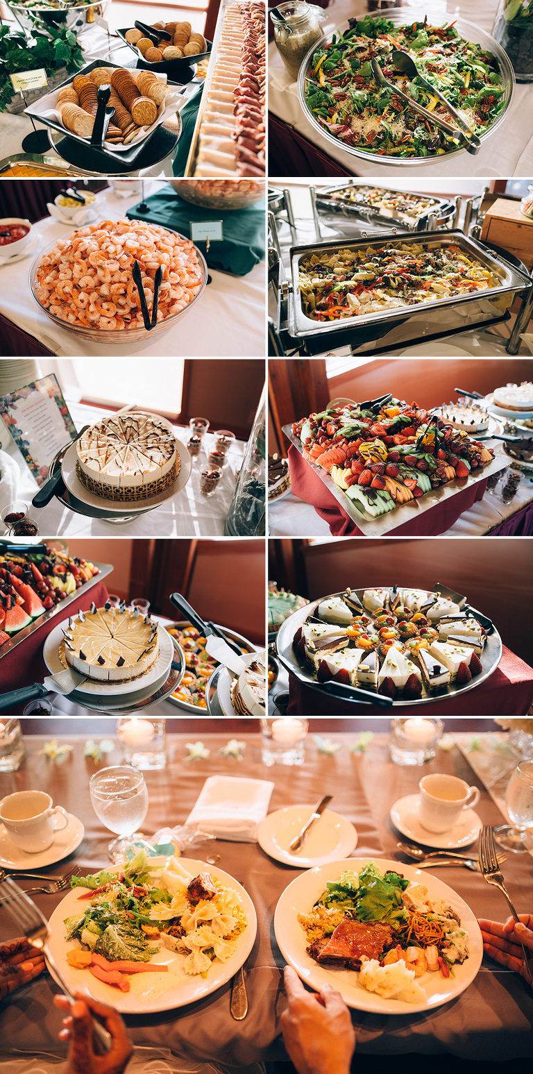 wedding food westwood golf and country club