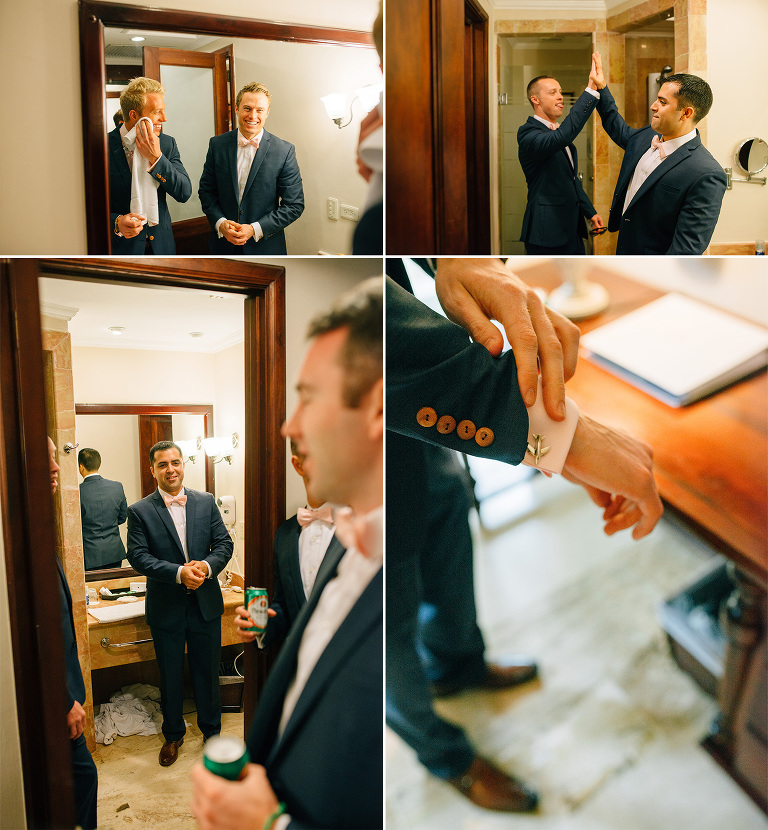 guys getting ready @ paradisus punta cana