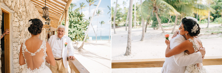 father bride first look