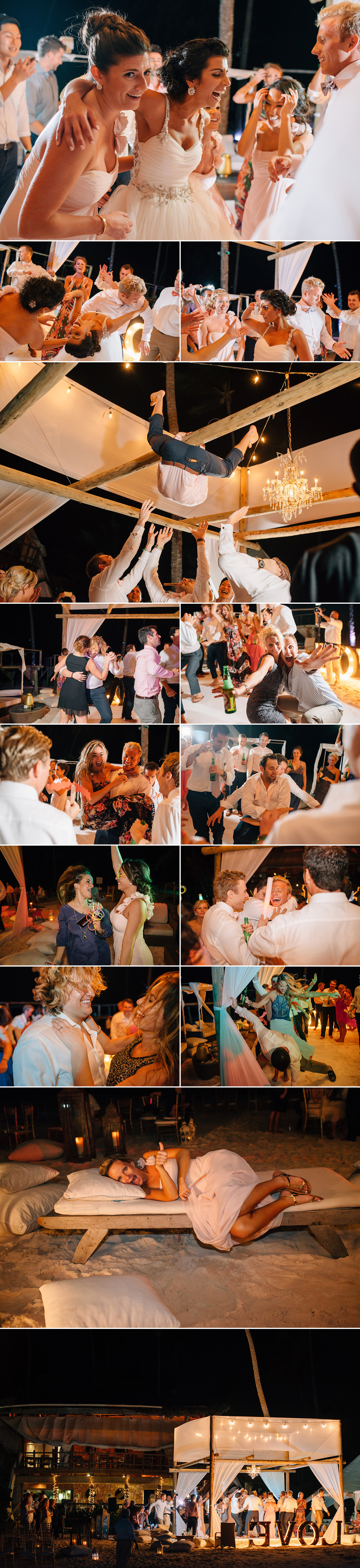 wedding night party at jellyfish punta cana