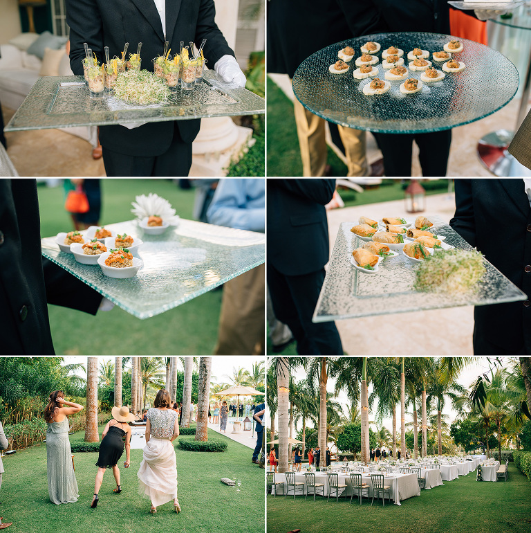 cocktail hour at villa las arenas punta cana resort