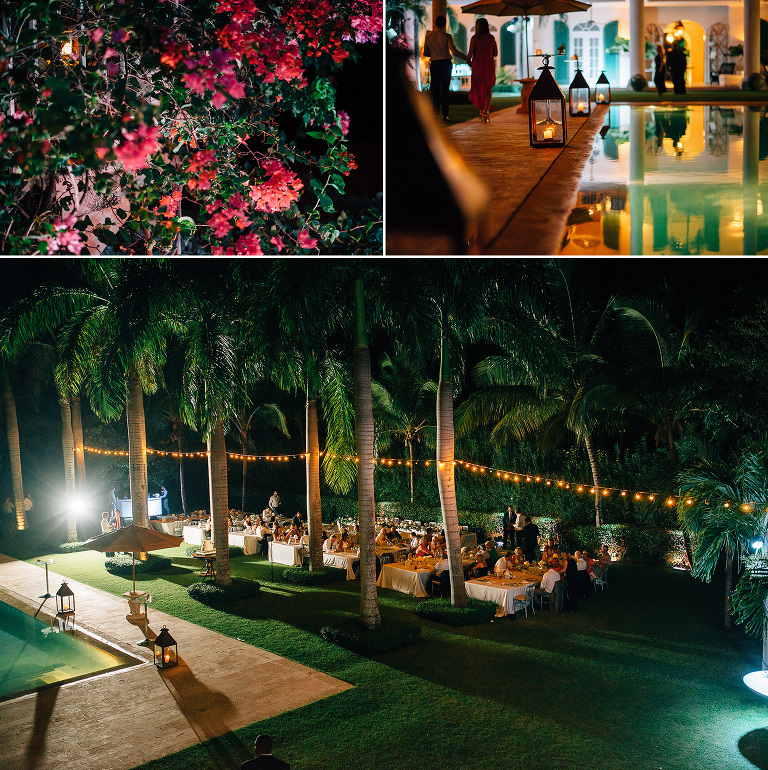night reception at villa las arenas punta cana resort