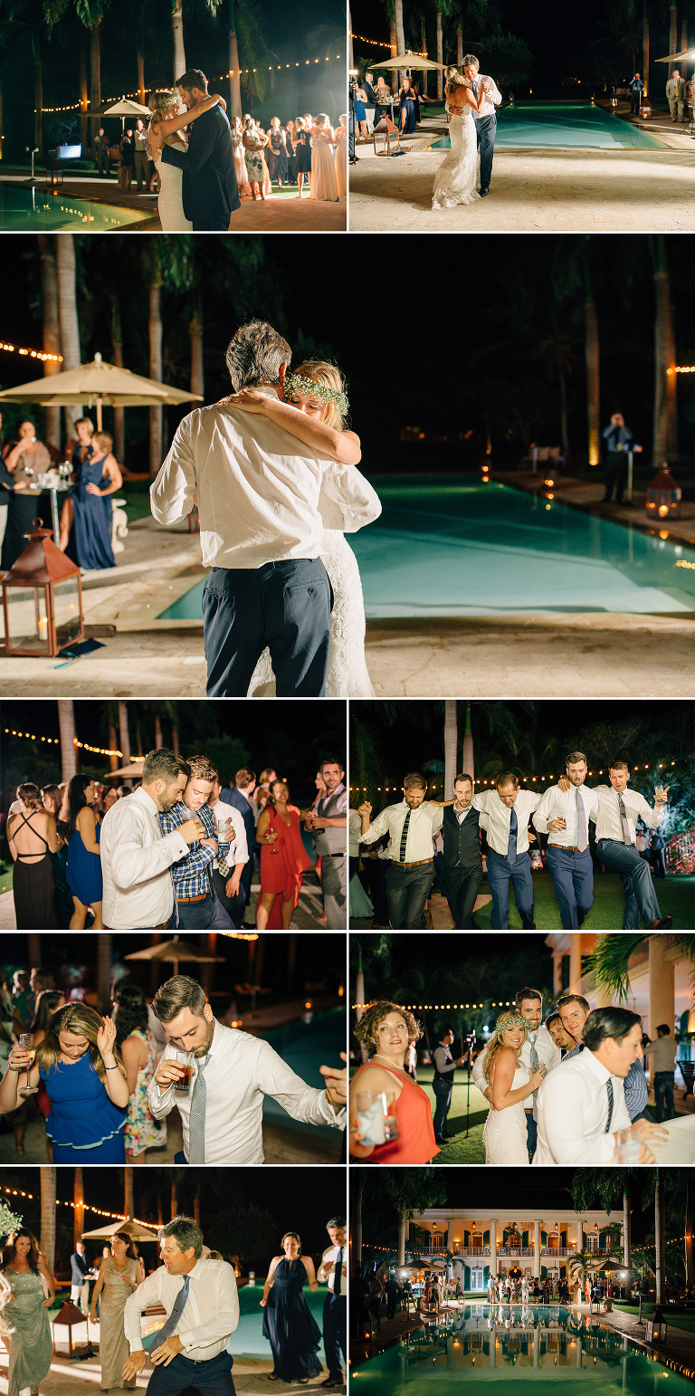 wedding party at villa las arenas