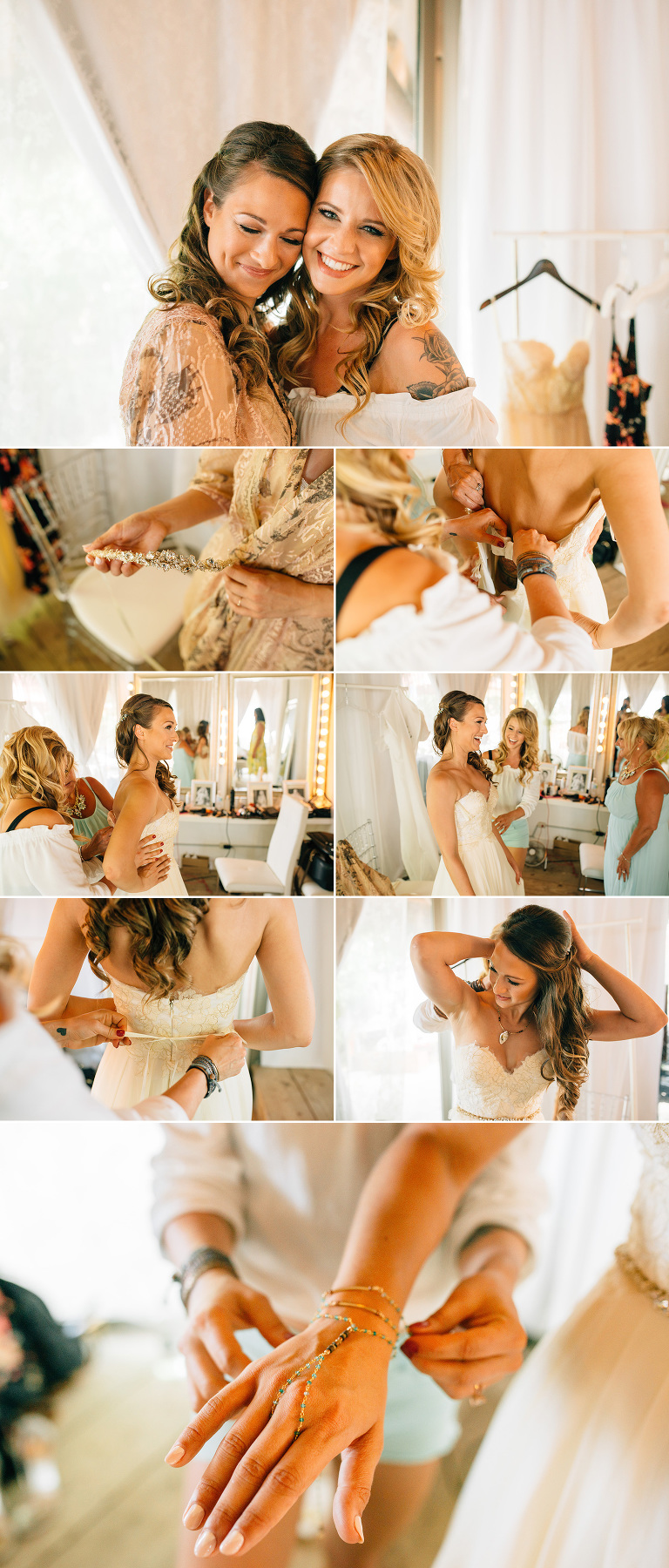 bride getting ready