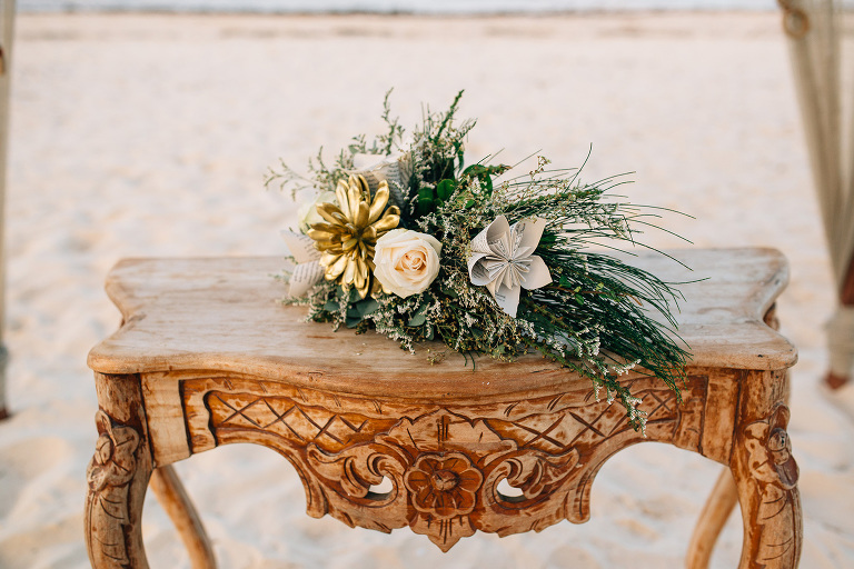 altar and flowers
