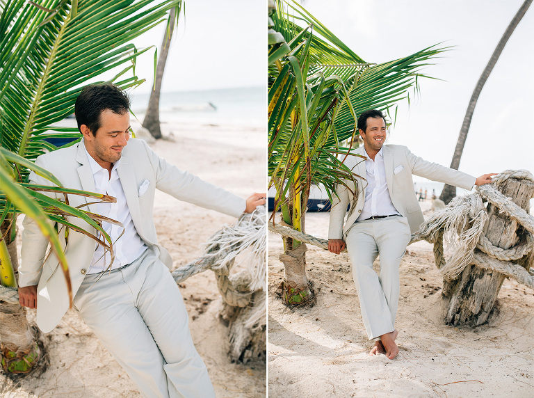 groom portrait punta cana