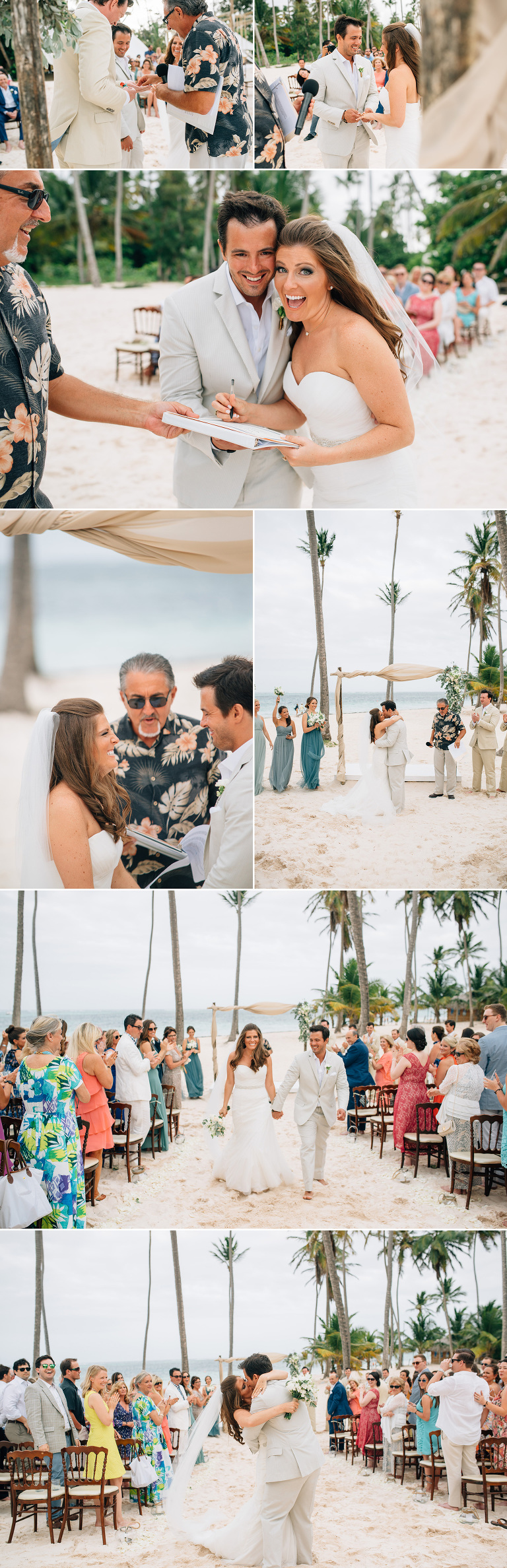 first kiss as husband and wife