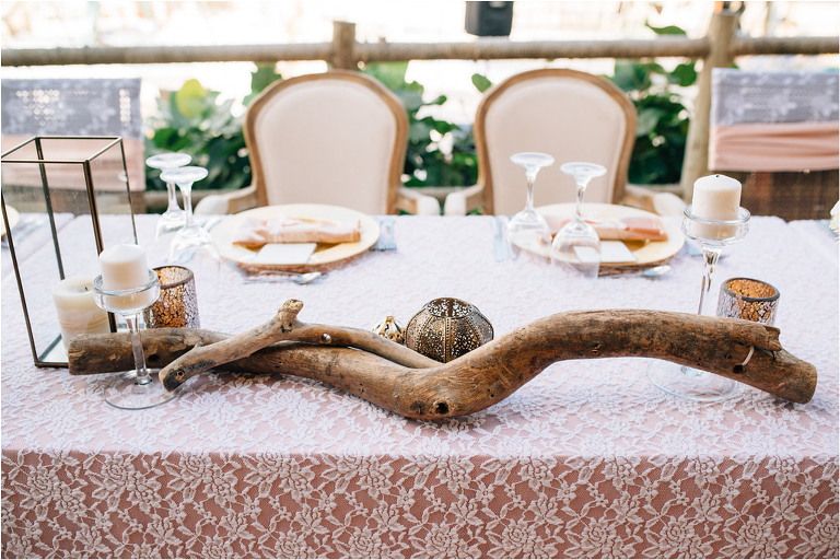 jellyfish wedding reception sweetheart table