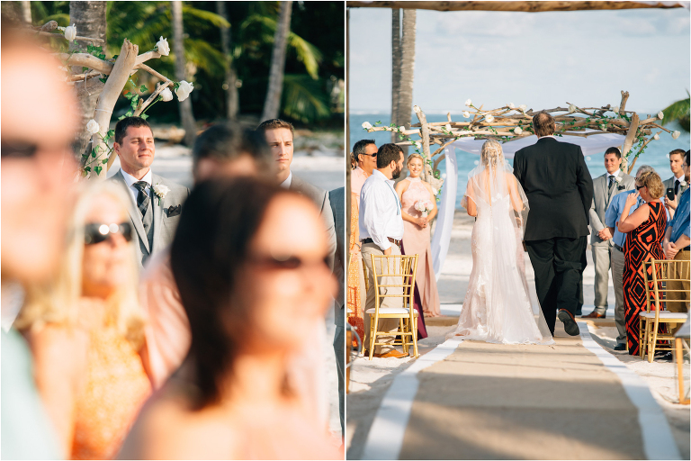 wedding ceremony at jellyfish beach
