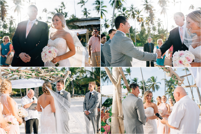 wedding ceremony at jellyfish punta cana