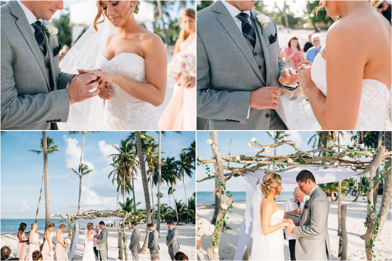 ring exchange tropical ceremony