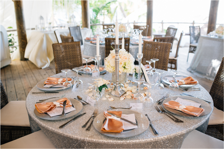 reception table destination wedding