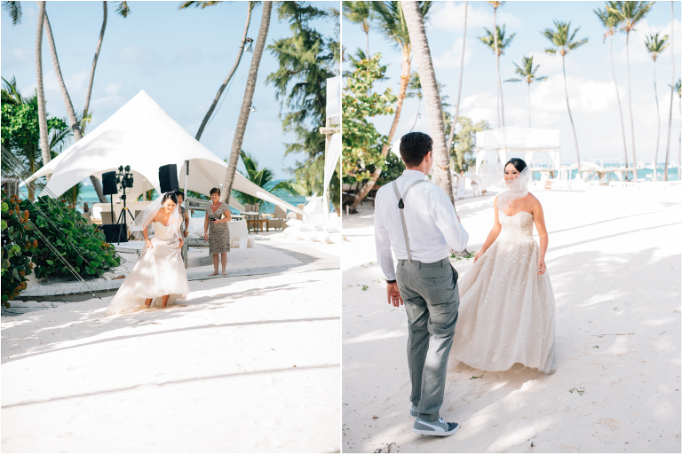 first look on the beach