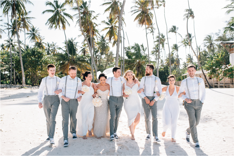 wedding party portraits