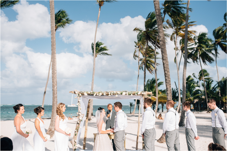 ceremony on the beach punta cana