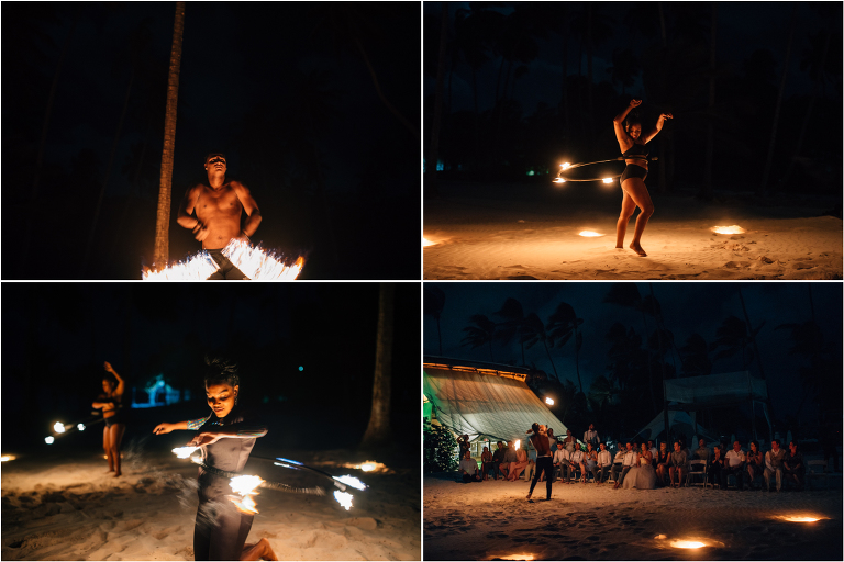 fireshow at jellyfish punta cana