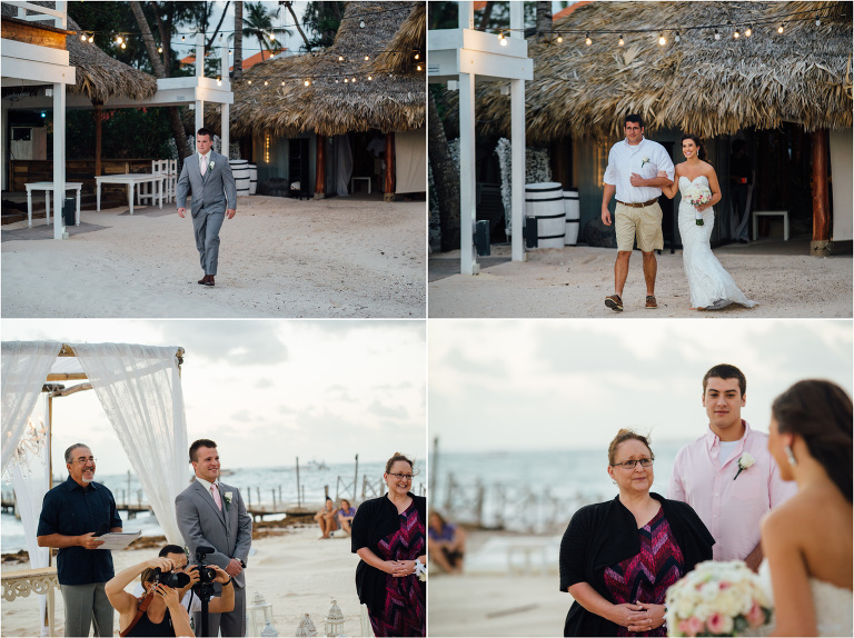 the walk down the aisle