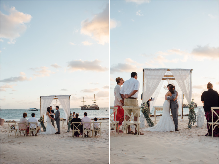 sunrise wedding ceremony