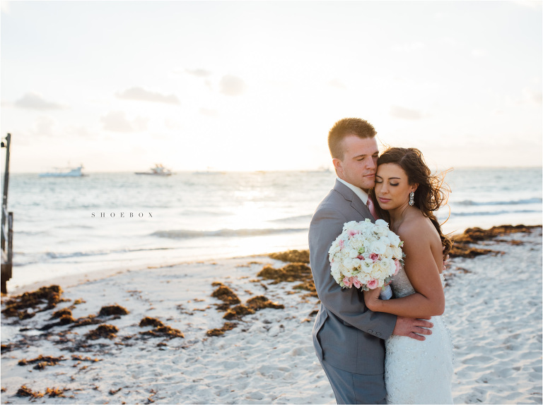 sunrise wedding portrait shoebox photography