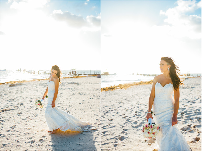 sunrise bridal portaits
