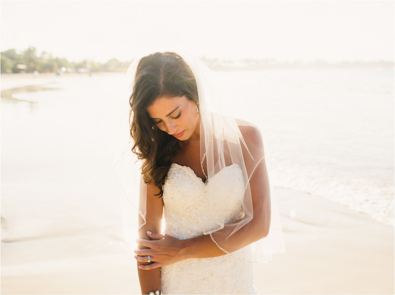 gorgeous bridal portrait macao beach