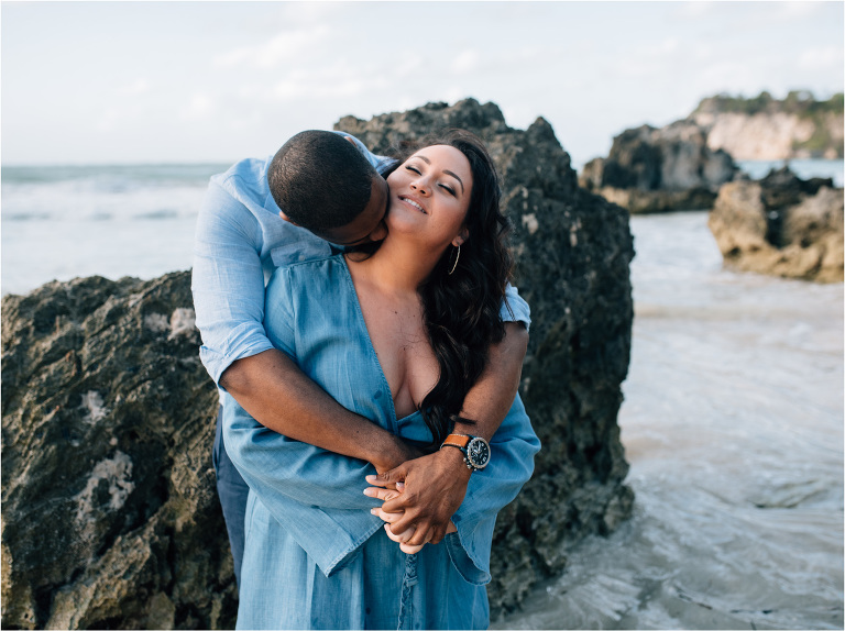 sexy beach portrait engagement