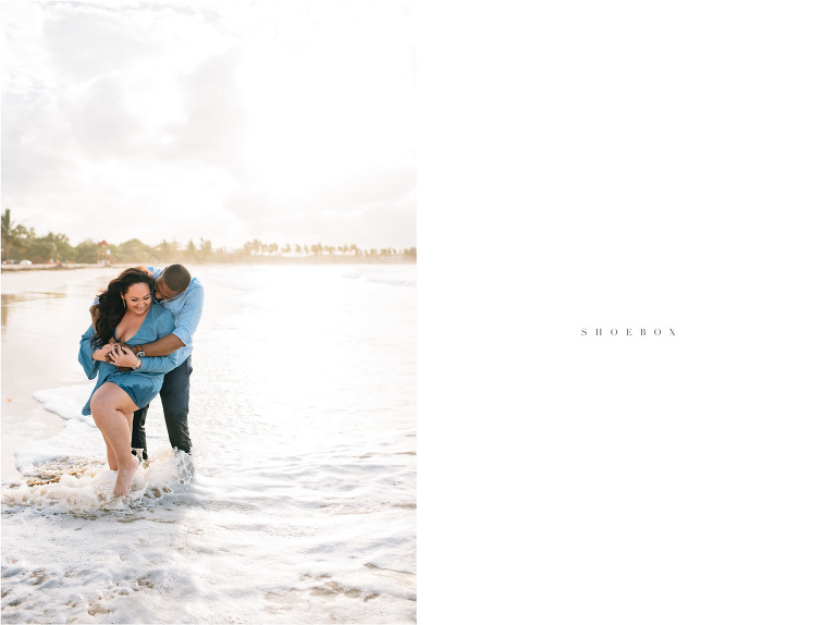 portrait in the surf macao beach dom rep