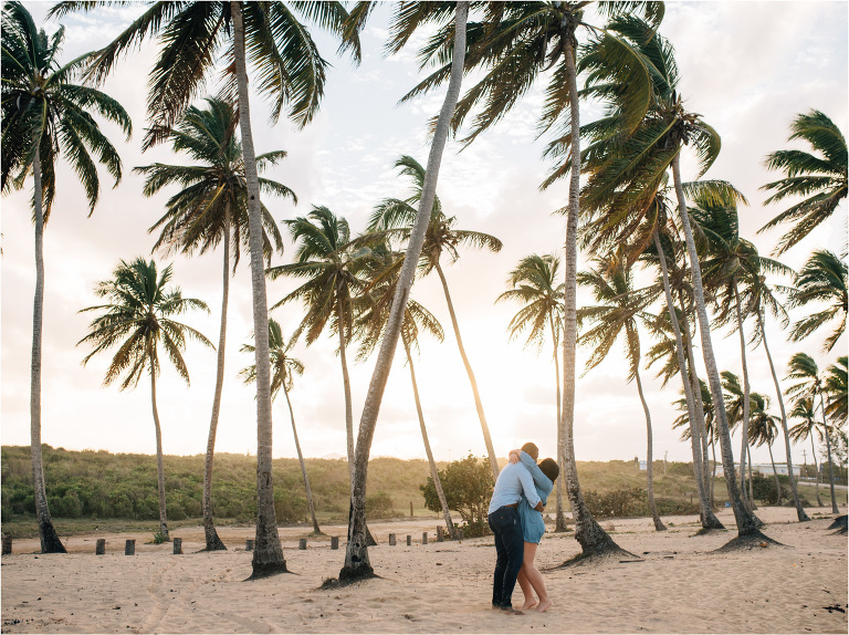 sunset engagement portait by shoebox photography