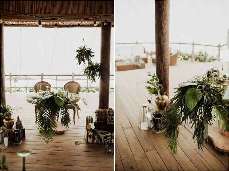 boho green wedding jellyfish punta cana