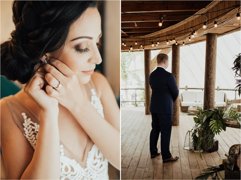 boho green wedding jellyfish punta cana