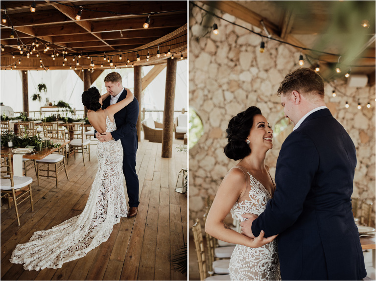 boho green wedding jellyfish punta cana