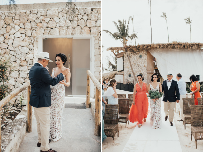 boho green wedding jellyfish punta cana