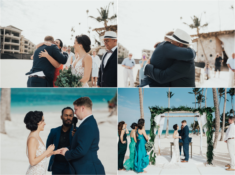 boho green wedding jellyfish punta cana