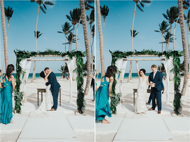 boho green wedding jellyfish punta cana