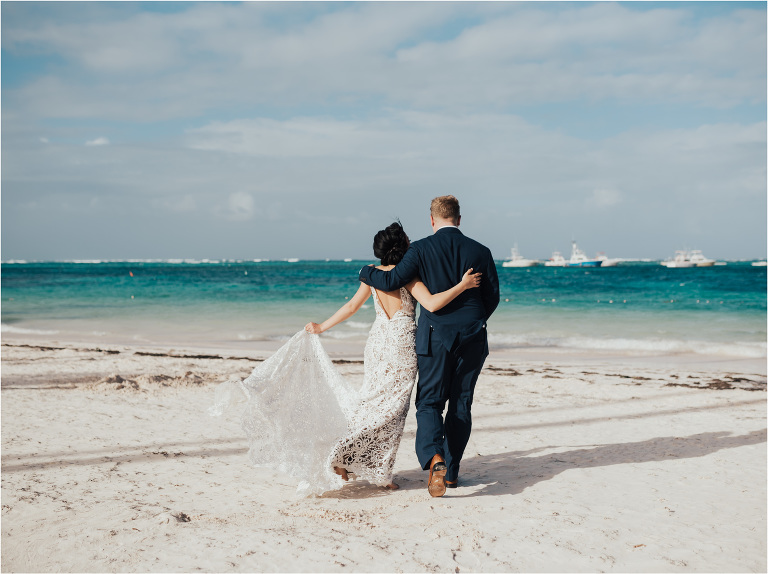 boho green wedding jellyfish punta cana