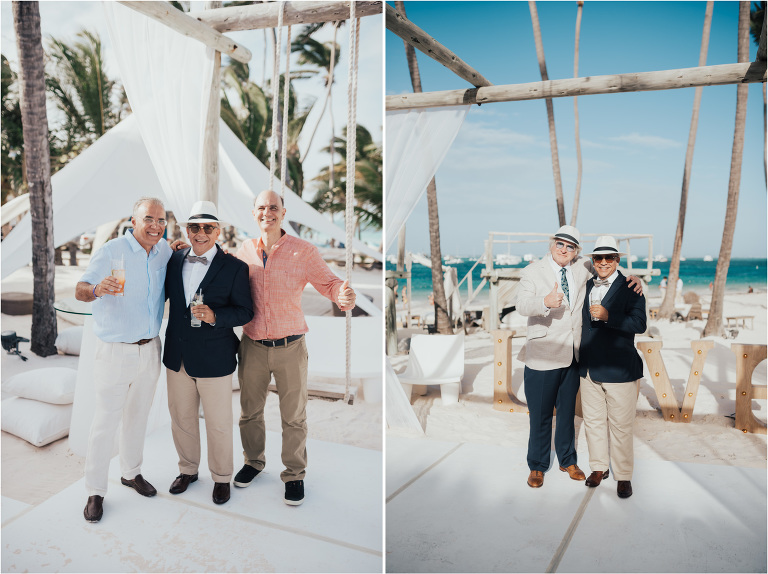 boho green wedding jellyfish punta cana
