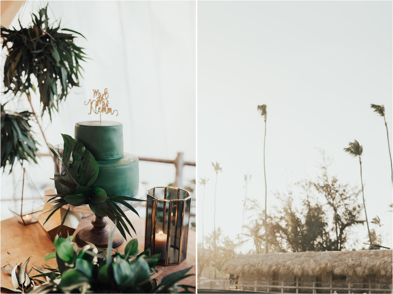 boho green wedding jellyfish punta cana